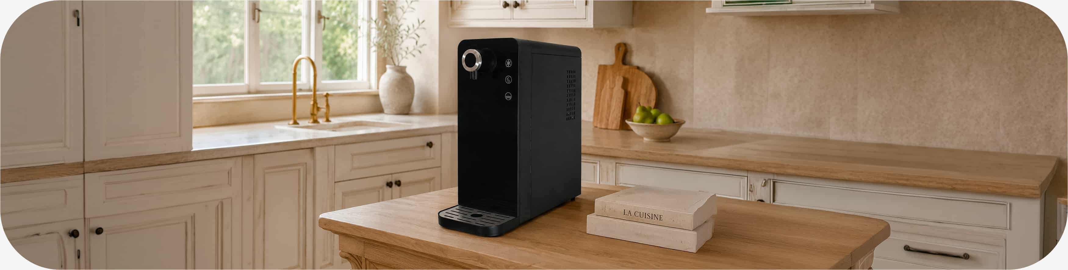 Aquila Pro French Eaux in kitchen