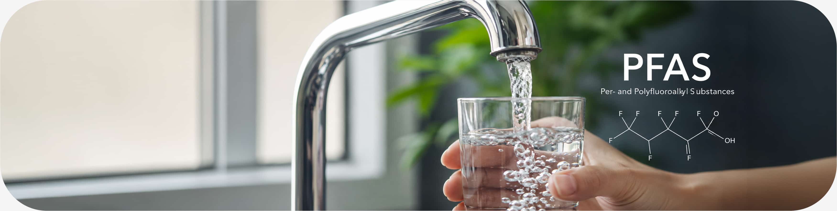 PFAS dans l'eau du robinet en France
