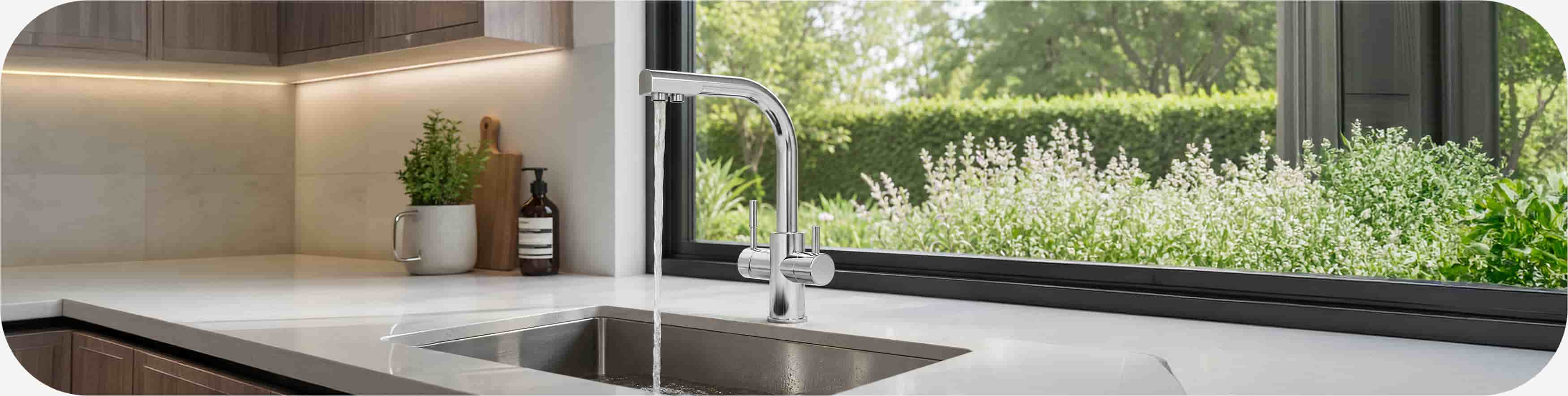 Filtre eau robinet OneZero et robinet 3 voies French Eaux